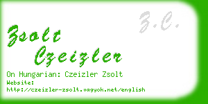 zsolt czeizler business card